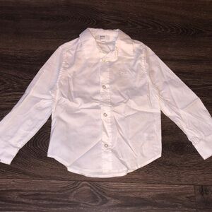 Boss Kids Classic White Button Down Shirt